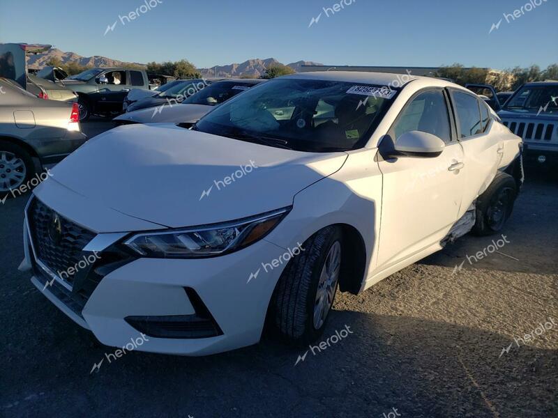 NISSAN SENTRA S 2023 white  gas 3N1AB8BV9PY295253 photo #1