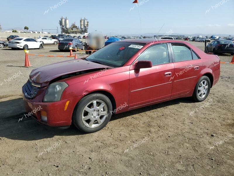 CADILLAC CTS HI FEA 2005 burgundy  gas 1G6DP567X50143241 photo #1