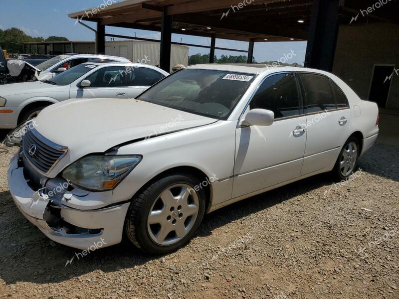 LEXUS LS 430 2005 white  gas JTHBN36F450176482 photo #1