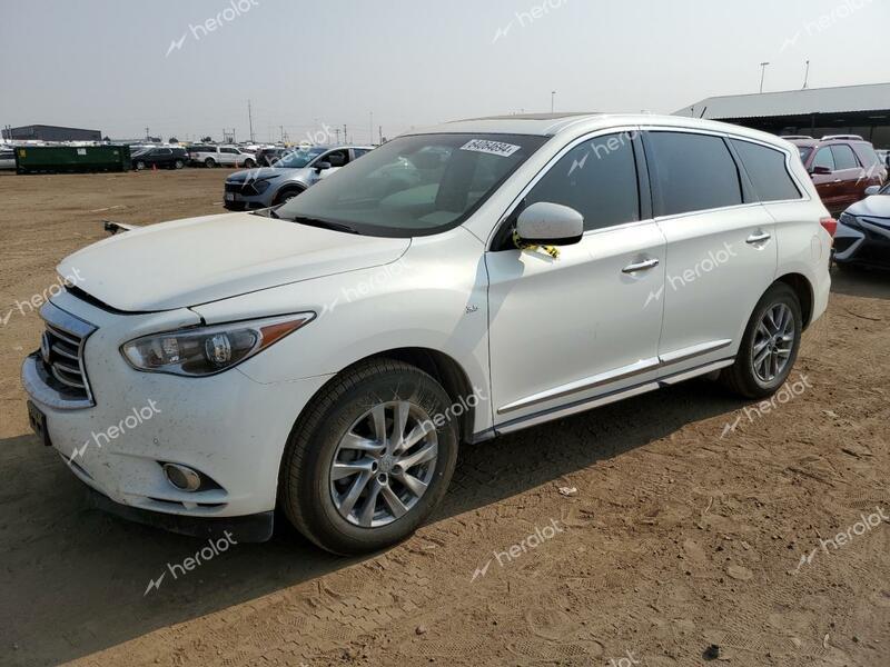 INFINITI QX60 2014 white  gas 5N1AL0MM5EC540924 photo #1