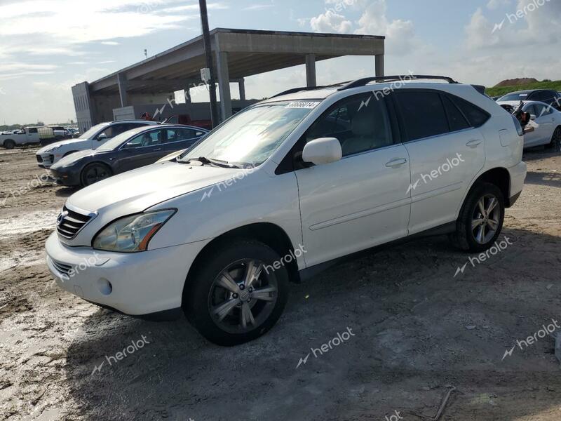 LEXUS RX 400 2006 white 4dr spor hybrid engine JTJHW31U762005954 photo #1