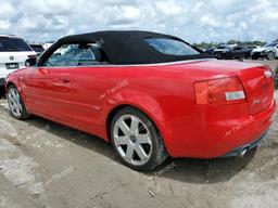 AUDI S4 QUATTRO 2005 red converti gas WUARL48H75K901462 photo #3