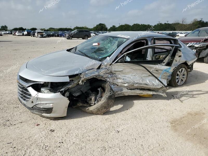 CHEVROLET MALIBU LT 2020 silver  gas 1G1ZD5ST4LF040060 photo #1