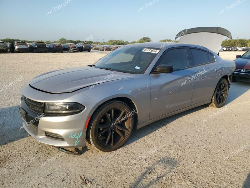 DODGE CHARGER SE 2017 silver  flexible fuel 2C3CDXBG9HH575228 photo #1