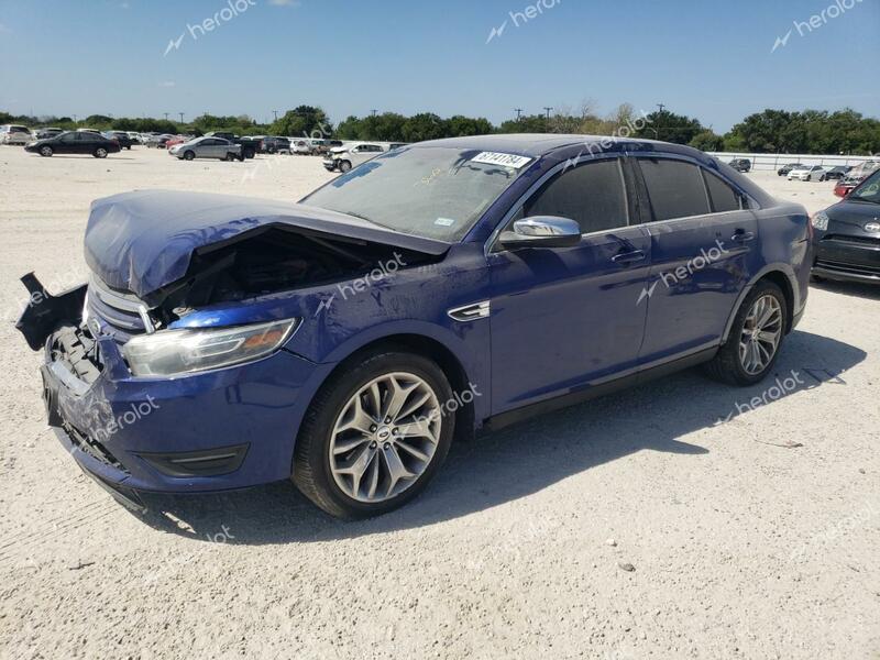 FORD TAURUS LIM 2015 blue  gas 1FAHP2F88FG110324 photo #1