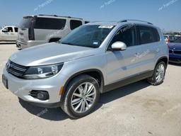 VOLKSWAGEN TIGUAN S 2015 silver  gas WVGAV7AXXFW600164 photo #2