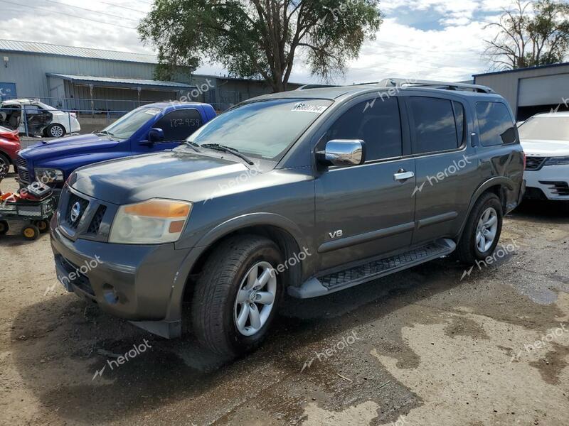 NISSAN ARMADA SE 2008 charcoal  gas 5N1AA08D28N632548 photo #1