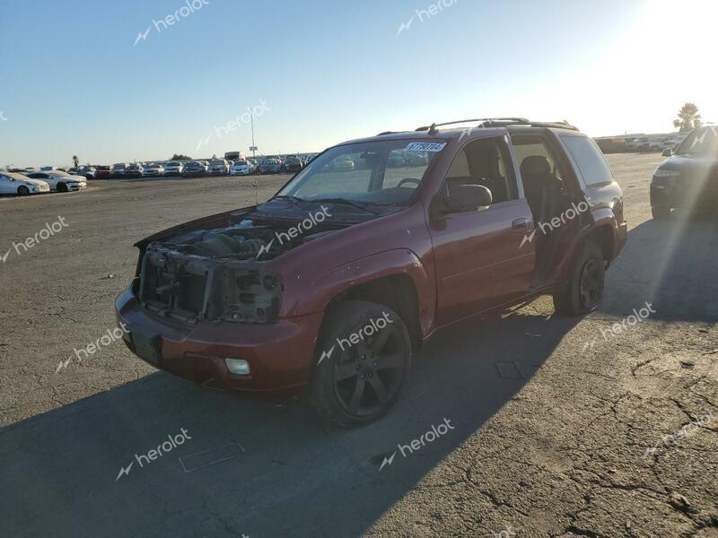 CHEVROLET TRAILBLAZE 2006 burgundy  gas 1GNES13MX62257935 photo #1