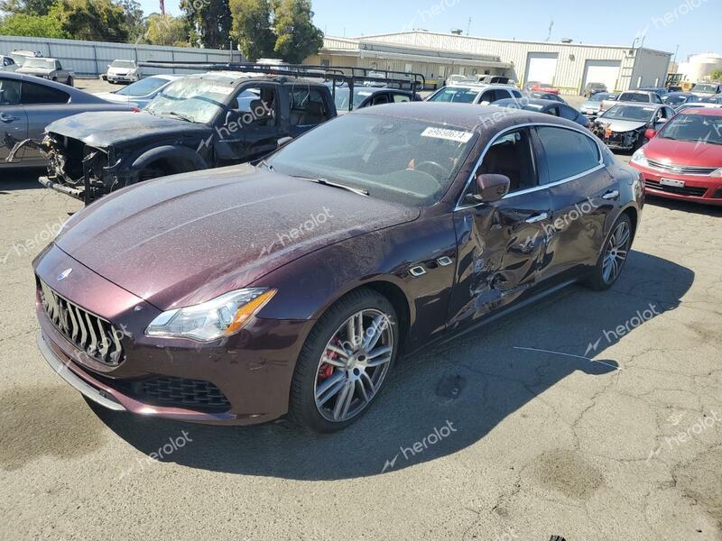 MASERATI QUATTROPOR 2017 burgundy  gas ZAM56RRA4H1217315 photo #1