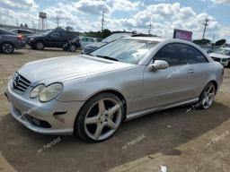 MERCEDES-BENZ CLK 55 AMG 2004 silver coupe gas WDBTJ76H84F071707 photo #2