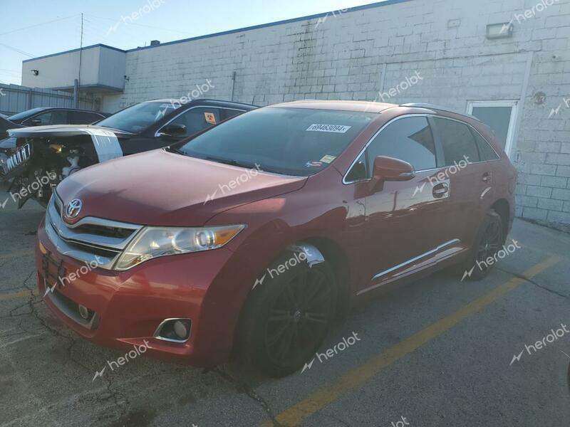 TOYOTA VENZA LE 2013 red 4dr spor gas 4T3BA3BB2DU047666 photo #1