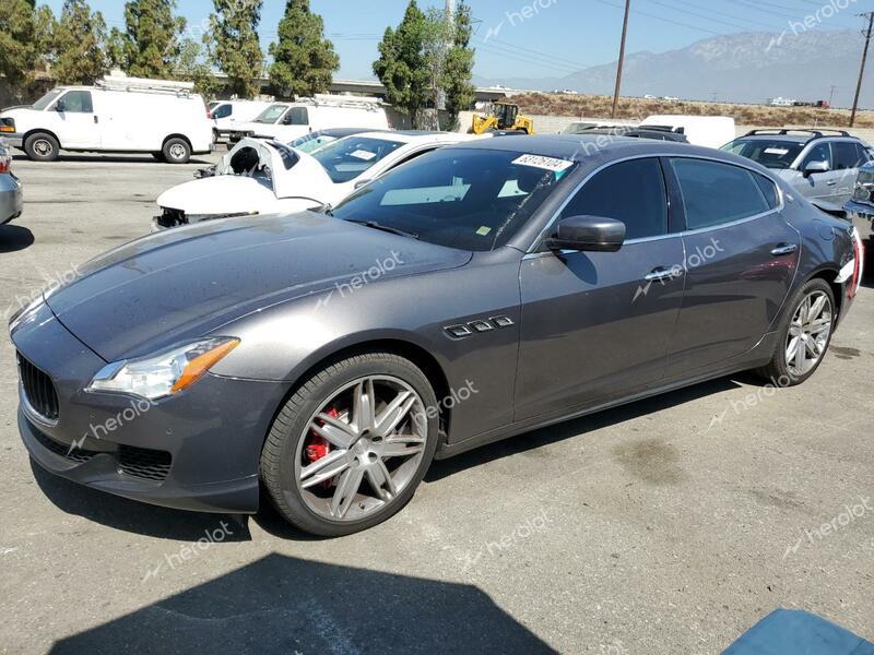 MASERATI QUATTROPOR 2016 gray sedan 4d gas ZAM56RPA5G1188604 photo #1