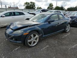 MAZDA RX8 2004 blue  gas JM1FE173840113718 photo #2