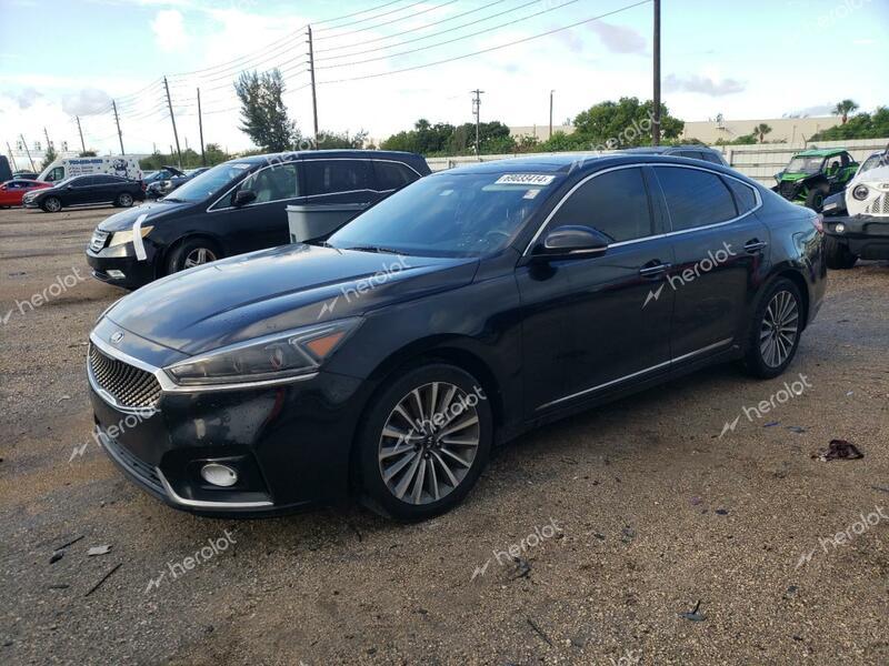 KIA CADENZA PR 2017 black  gas KNALC4J1XH5039385 photo #1