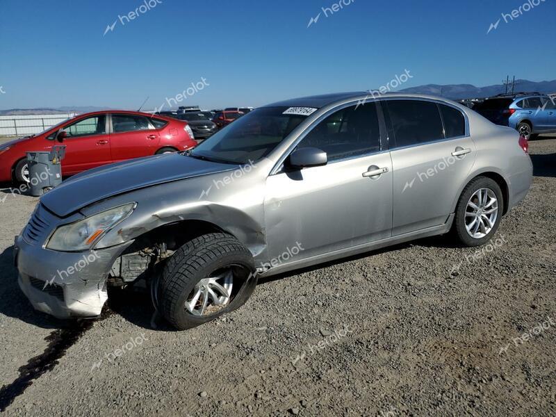 INFINITI G35 2008 silver sedan 4d gas JNKBV61F88M252968 photo #1