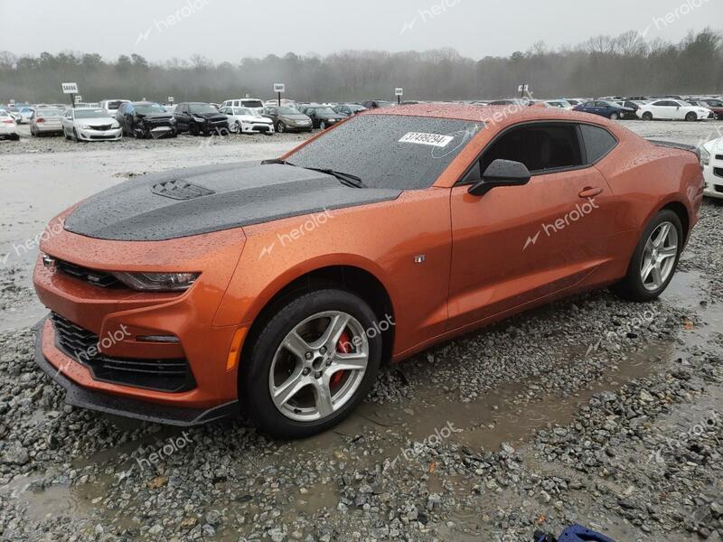 CHEVROLET CAMARO LT1 2022 orange  gas 1G1FF1R75N0133948 photo #1