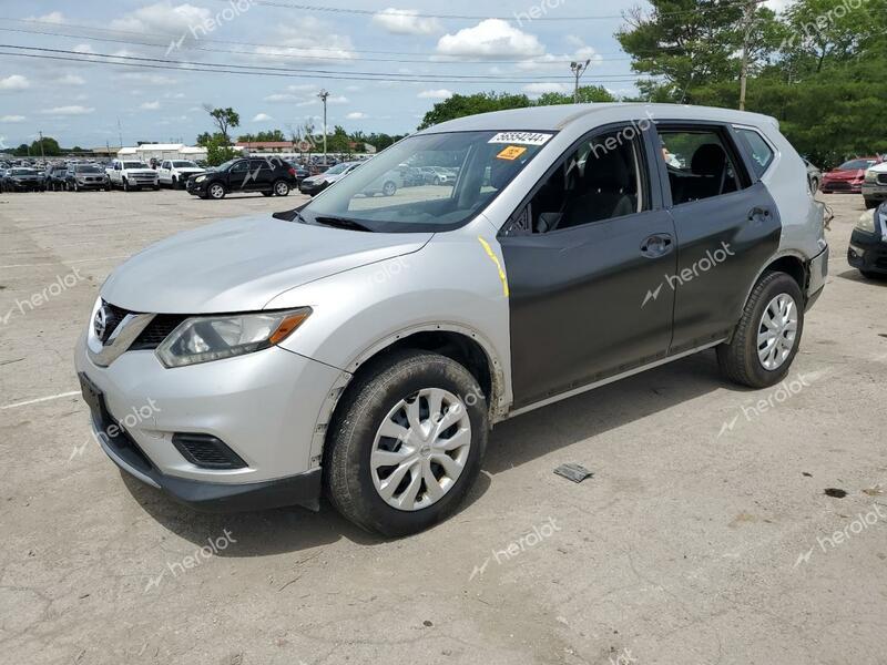 NISSAN ROGUE S 2016 silver 4dr spor gas 5N1AT2MV0GC747955 photo #1