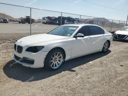 BMW 750 LI 2013 white sedan 4d gas WBAYE8C51DD133985 photo #2