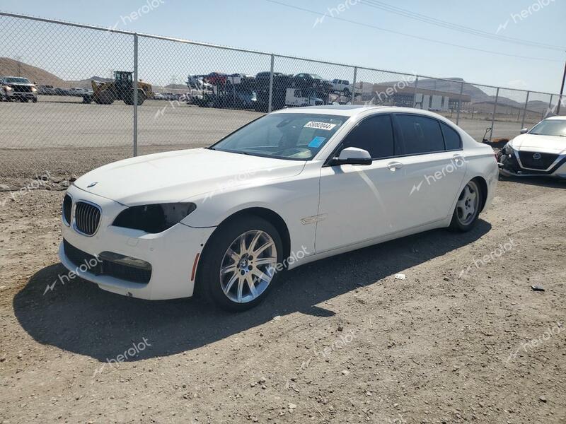 BMW 750 LI 2013 white sedan 4d gas WBAYE8C51DD133985 photo #1