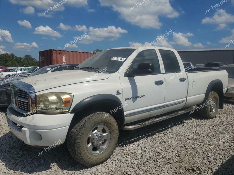 DODGE RAM 3500 S 2006 white crew pic diesel 3D7LX38C26G263111 photo #1