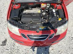 SAAB 9-3 2.0T 2007 red  gas YS3FD79Y976105099 photo #4