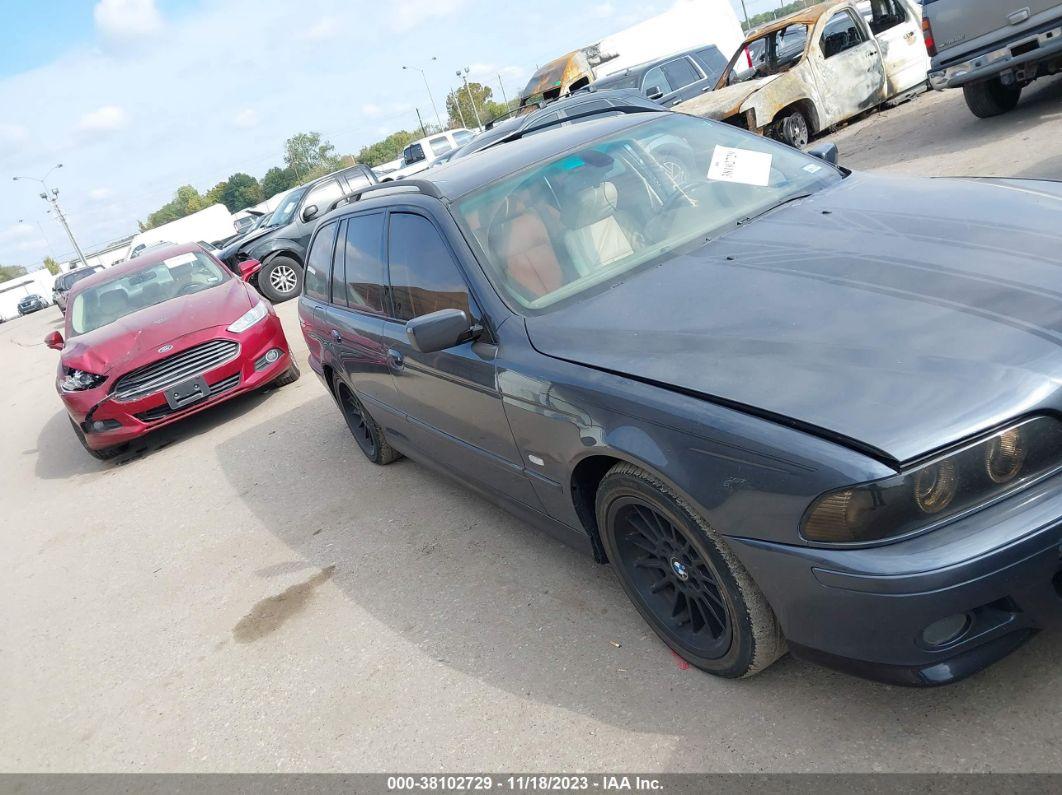 2001 BMW 5 SERIES 540IAT Blue  Gasoline WBADR63441GN91917 photo #1