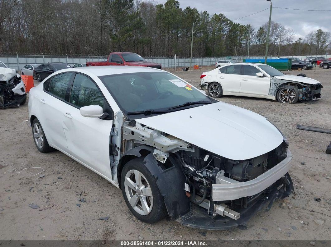 2016 DODGE DART SXT White  Gasoline 1C3CDFBB3GD667719 photo #1