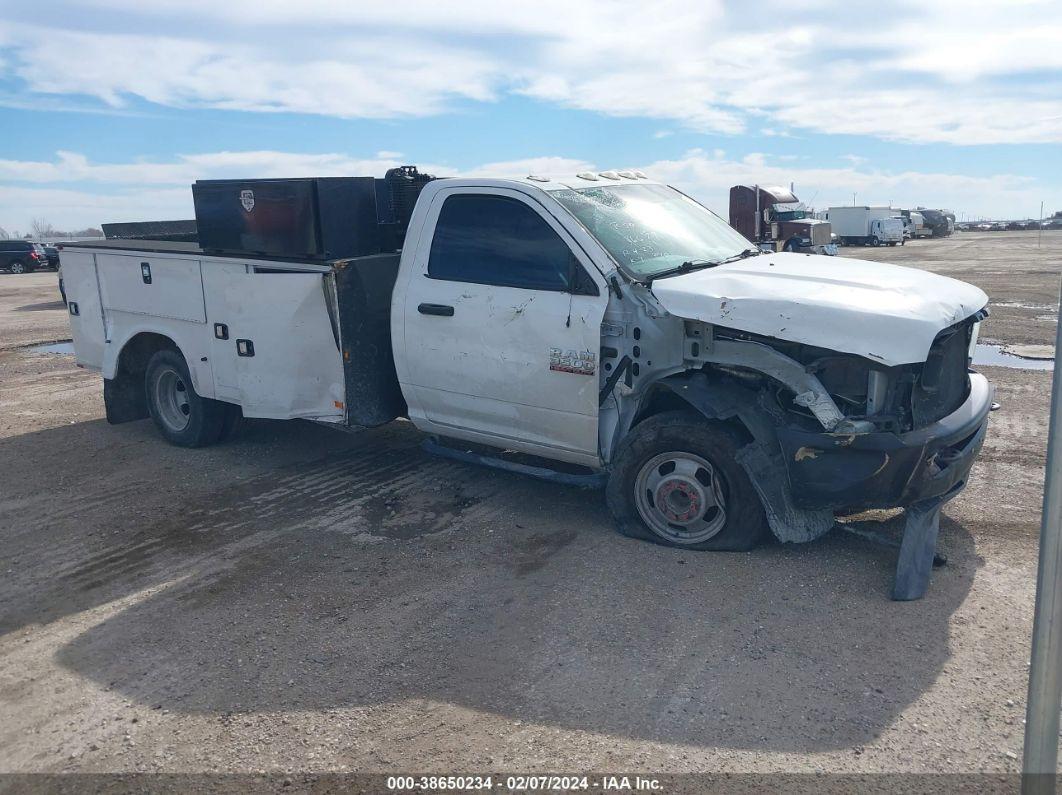 2016 RAM 3500 CHASSIS TRADESMAN/SLT White  Diesel 3C7WRSBL9GG221110 photo #1