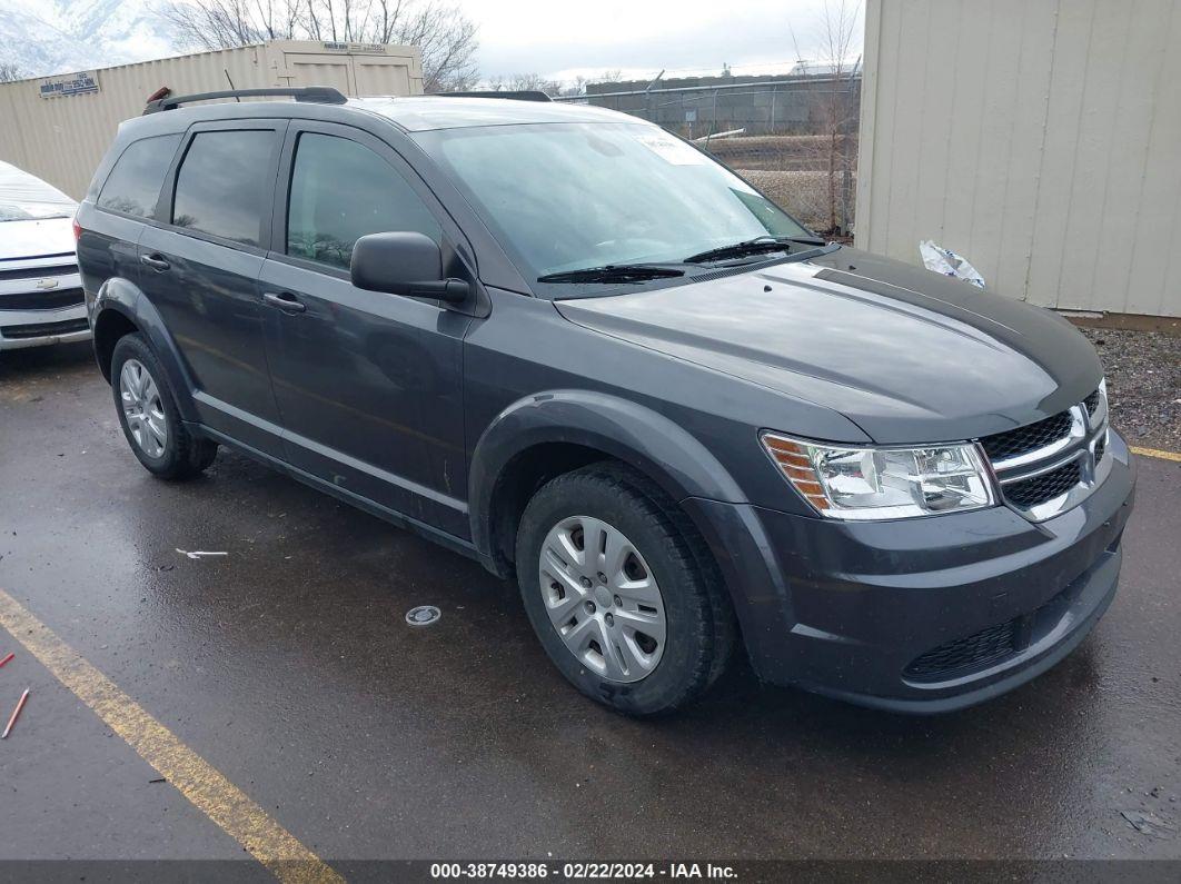 2018 DODGE JOURNEY SE Gray  Gasoline 3C4PDCAB9JT183973 photo #1