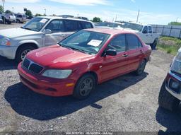 2002 MITSUBISHI LANCER ES Red  Gasoline JA3AJ26E72U050565 photo #3