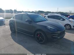 2016 PORSCHE MACAN TURBO Black  Gasoline WP1AF2A53GLB93891 photo #2