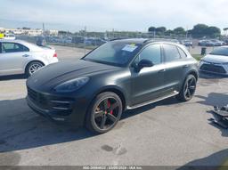 2016 PORSCHE MACAN TURBO Black  Gasoline WP1AF2A53GLB93891 photo #3