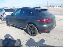 2016 PORSCHE MACAN TURBO Black  Gasoline WP1AF2A53GLB93891 photo #4