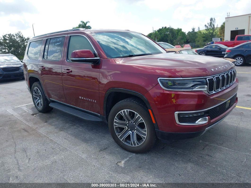 2022 JEEP WAGONEER SERIES III 4X4 Red  Gasoline 1C4SJVDT8NS205780 photo #1