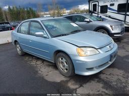 2003 HONDA CIVIC HYBRID Light Blue  Hybrid JHMES96683S019547 photo #2