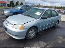 2003 HONDA CIVIC HYBRID Light Blue  Hybrid JHMES96683S019547 photo #3