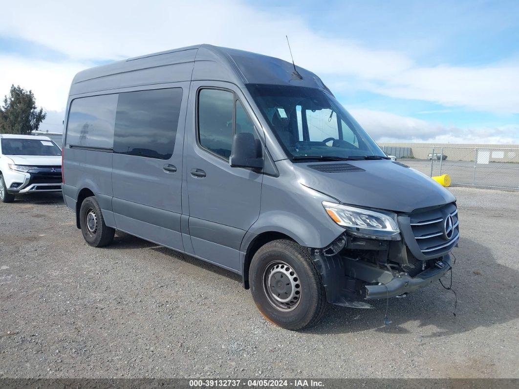 2023 MERCEDES-BENZ SPRINTER 2500 STANDARD ROOF 4-CYL GAS Gray  Gasoline W1W40BHY9PT126684 photo #1