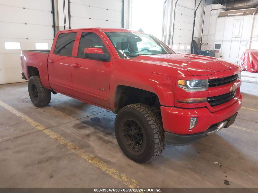 2018 CHEVROLET SILVERADO 1500 2LT Red  Gasoline 3GCUKREC4JG421185 photo #1