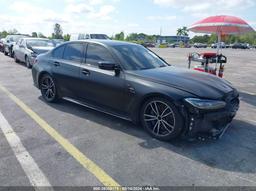 2021 BMW M3 COMPETITION Black  Gasoline WBS33AY0XMFK82321 photo #2