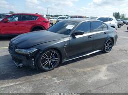 2021 BMW M3 COMPETITION Black  Gasoline WBS33AY0XMFK82321 photo #3