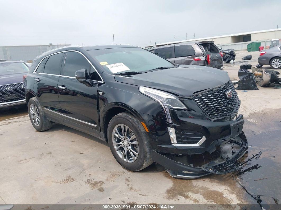 2022 CADILLAC XT5 FWD PREMIUM LUXURY Black  Gasoline 1GYKNCR46NZ101722 photo #1