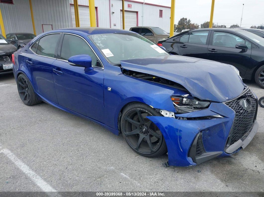 2019 LEXUS IS 300 Blue  Gasoline JTHBA1D29K5085612 photo #1