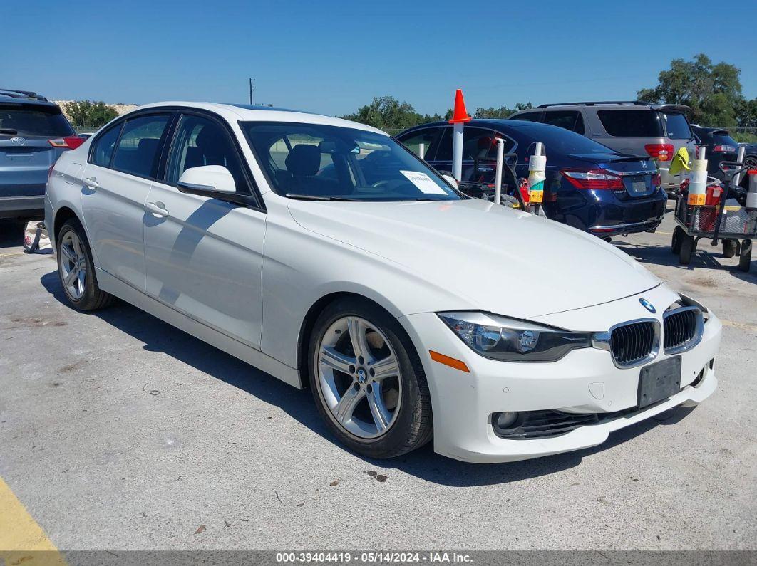 2014 BMW 328I White  Gasoline WBA3C1C56EK110142 photo #1