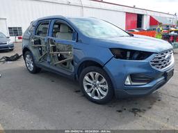 2019 FORD EDGE TITANIUM Blue  Gasoline 2FMPK4K91KBC23267 photo #2