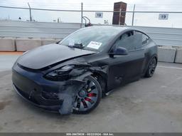 2021 TESLA MODEL Y PERFORMANCE DUAL MOTOR ALL-WHEEL DRIVE Black  Electric 5YJYGDEF1MF211721 photo #3