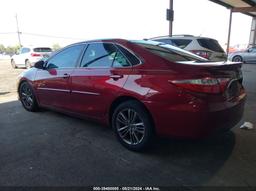 2015 TOYOTA CAMRY SE Red  Gasoline 4T1BF1FK3FU960447 photo #4