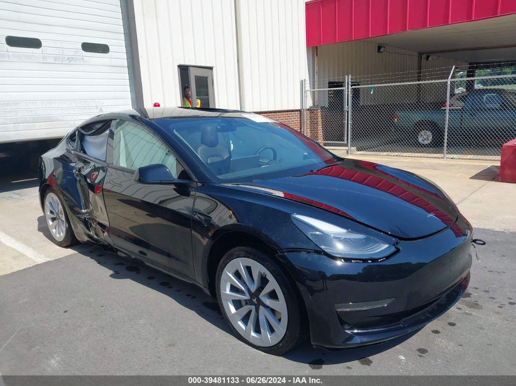 2023 TESLA MODEL 3 REAR-WHEEL DRIVE Black  Electric 5YJ3E1EA0PF404725 photo #1