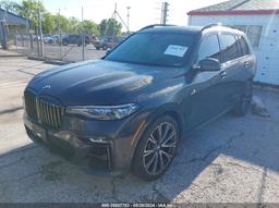 2021 BMW X7 M50I Gray  Gasoline 5UXCX6C07M9F88585 photo #3