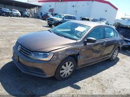 2015 VOLKSWAGEN JETTA 2.0L S Brown  gas 3VW2K7AJ2FM287847 photo #3