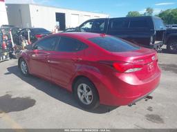 2014 HYUNDAI ELANTRA SE Red  Gasoline KMHDH4AE3EU154323 photo #4